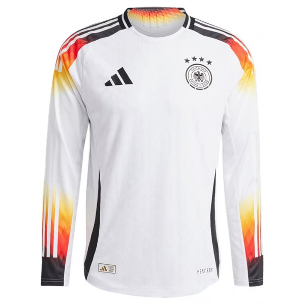 Germany home long sleeve jersey soccer uniform men's first football kit tops sports shirt Euro 2024 cup